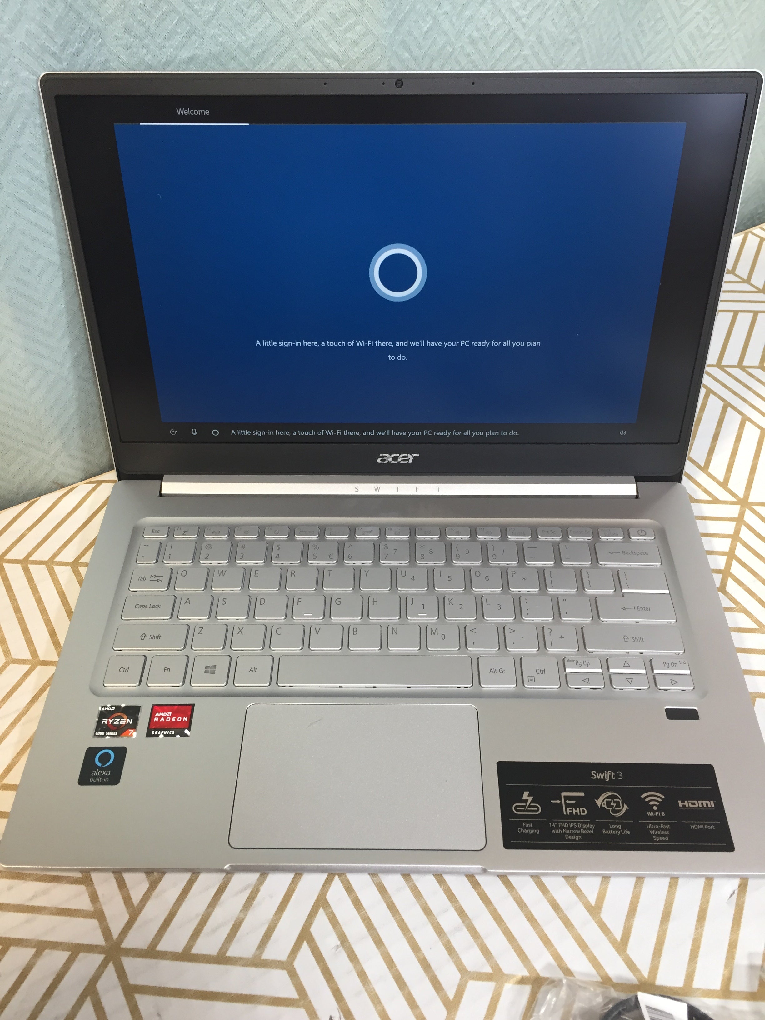 Acer Swift 3 Thin & Light Laptop, 14" Full HD IPS, AMD Ryzen 7 4700U Octa-Core (7975136887022)